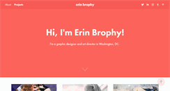 Desktop Screenshot of erinbrophy.com