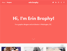 Tablet Screenshot of erinbrophy.com